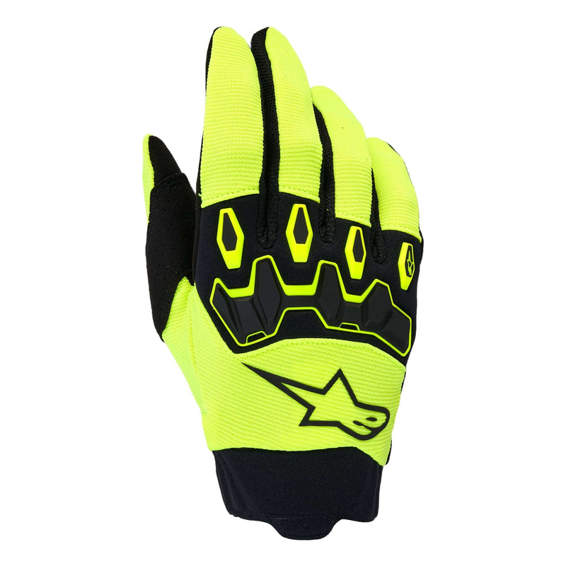 Gants cross Alpinestars Full Bore V2 yellow fluo/black