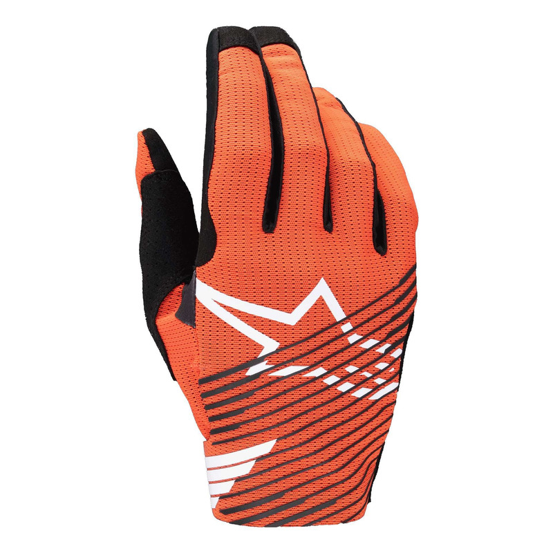 Gants cross Alpinestars Radar Pro hot orange