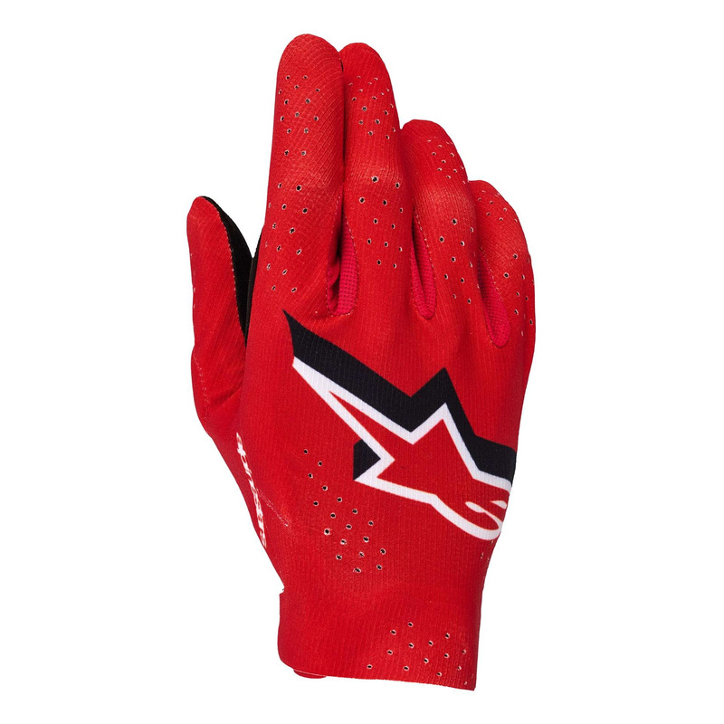 Gants cross Alpinestars Supertech MX fire red/black/white
