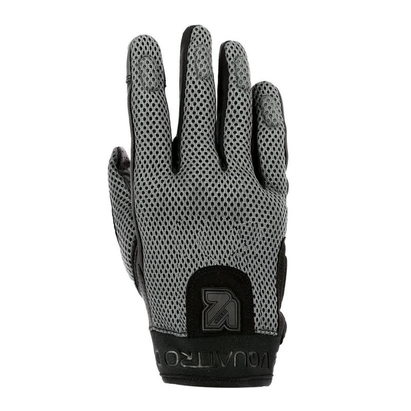 Gants cross cuir/textile V'Quattro Stan anthracite CE- M