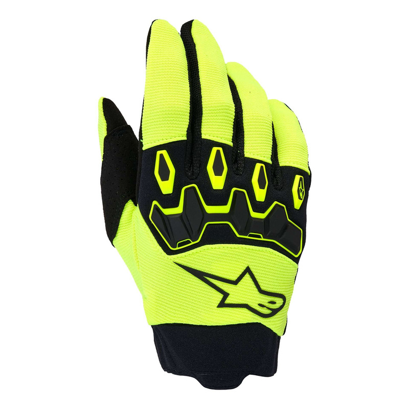 Gants cross enfant Alpinestars Youth & Kids Full Bore V2 yellow fluo/b