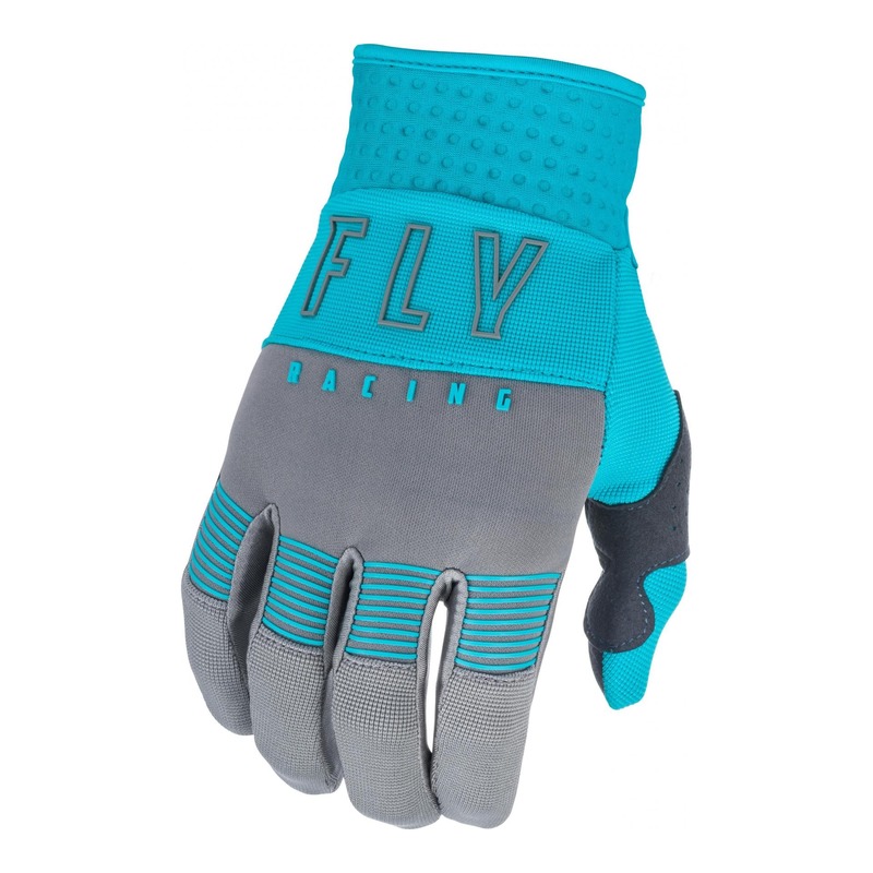 Gants cross enfant Fly Racing F-16 gris/bleu (fille)- 3XS/1