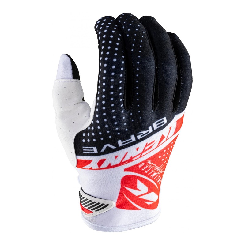 Gants cross enfant Kenny Brave noir/blanc/rouge 2022- 2