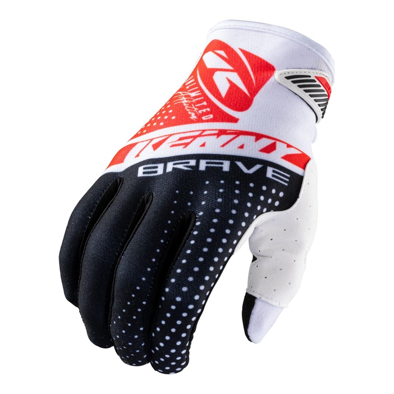 Gants cross enfant Kenny Brave noir/blanc/rouge- 5