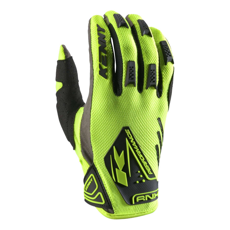 Gants cross enfant Kenny Kid Performance neon yellow