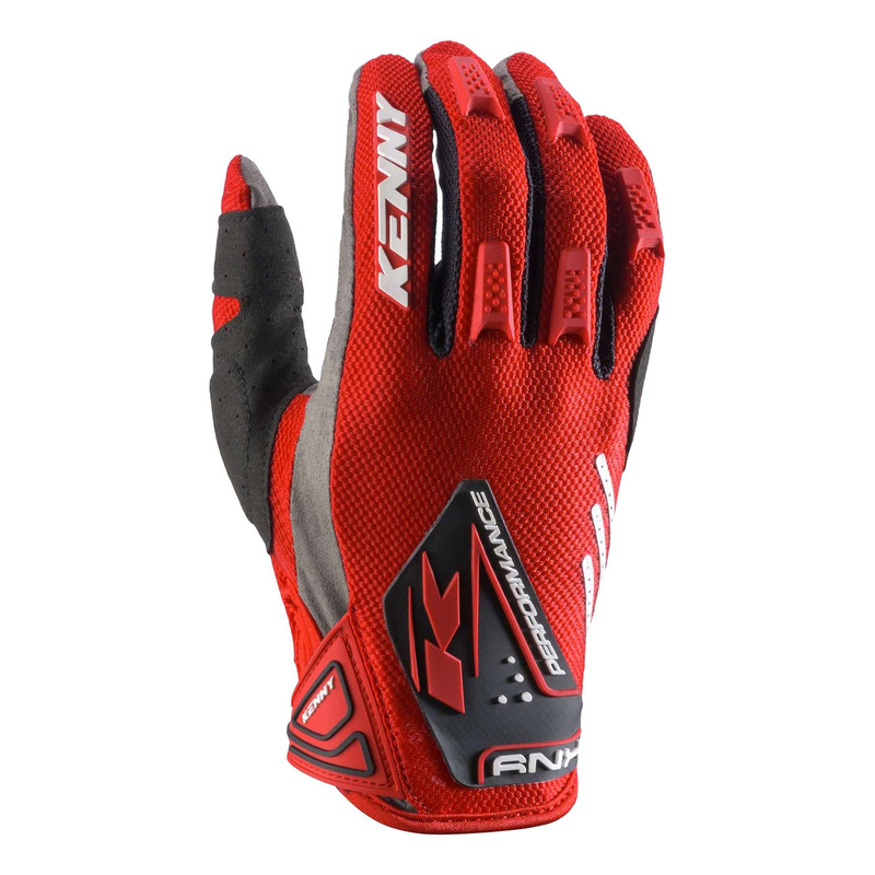 Gants cross enfant Kenny Kid Performance red