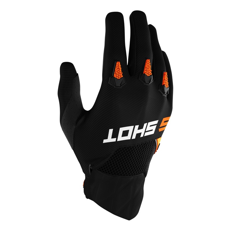 Gants cross enfant Shot Devo Kid orange/noir- 4/5ans