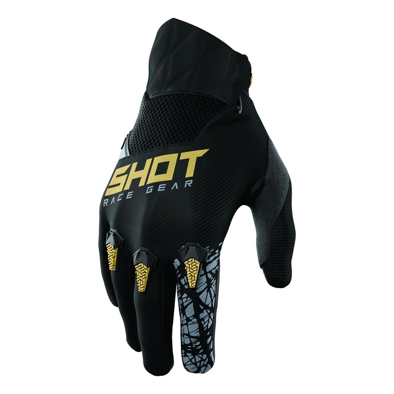 Gants cross enfant Shot Devo Storm or - 4/5ans