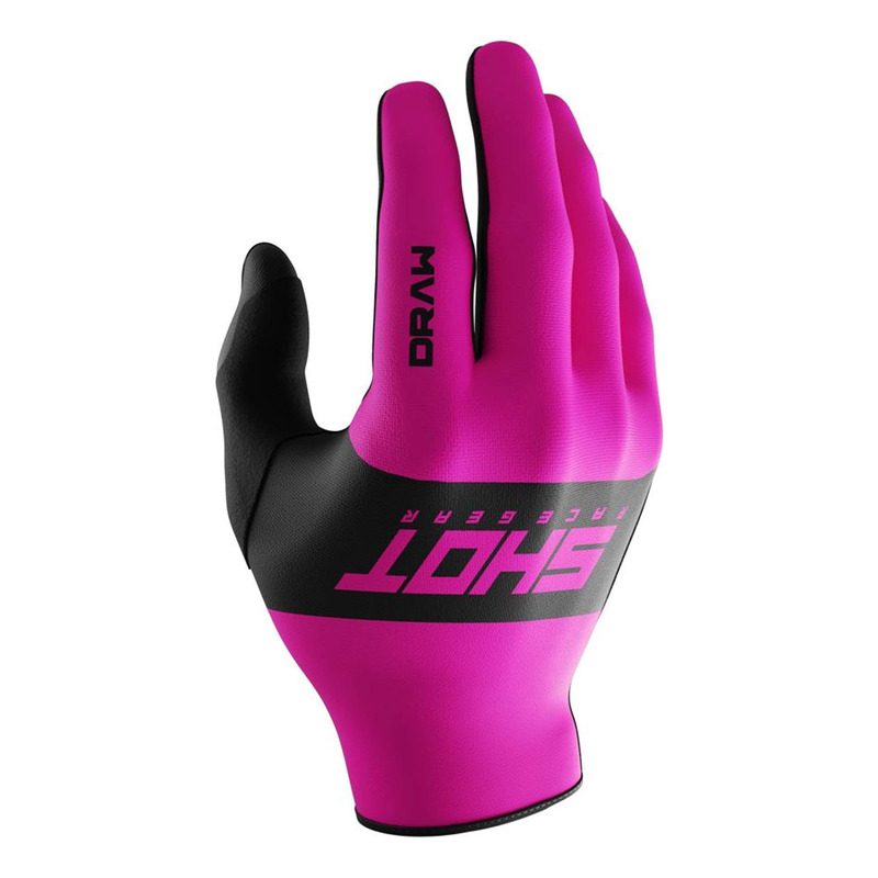 Gants cross enfant Shot Draw Kid Sky pink