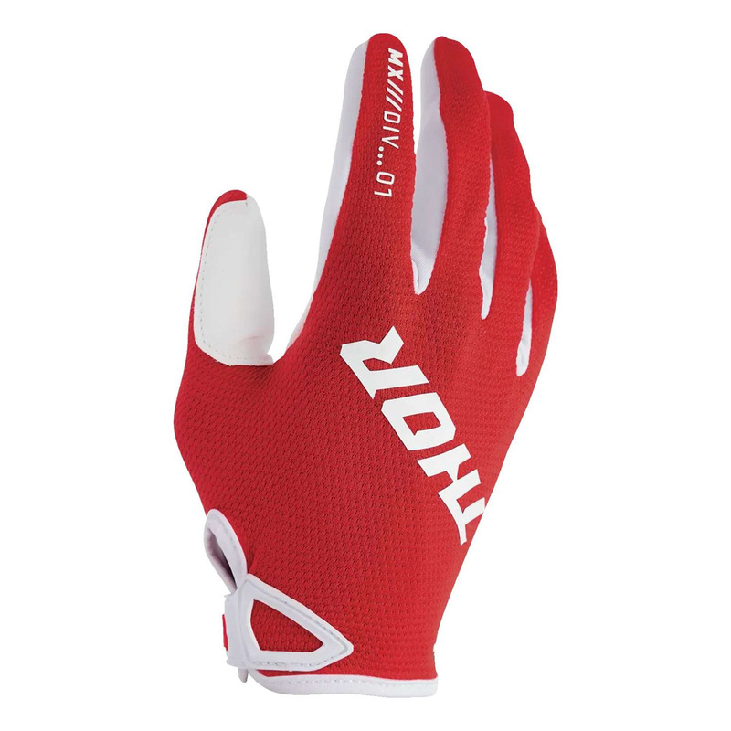Gants cross enfant Thor Youth Ridemode Static red