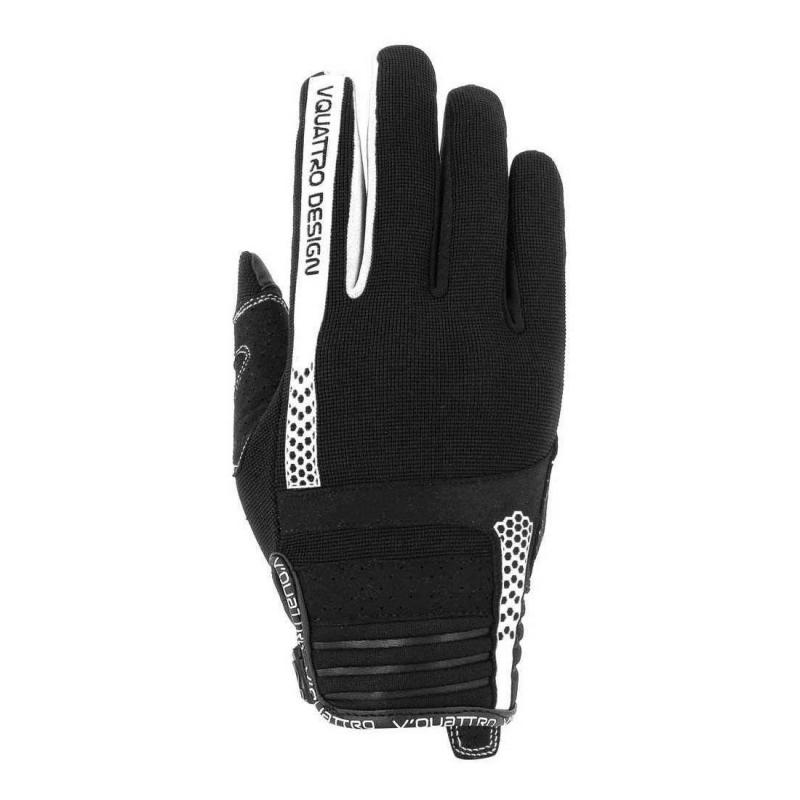 Gants cross femme V'Quattro Rush 18 Lady noir/blanc- XS