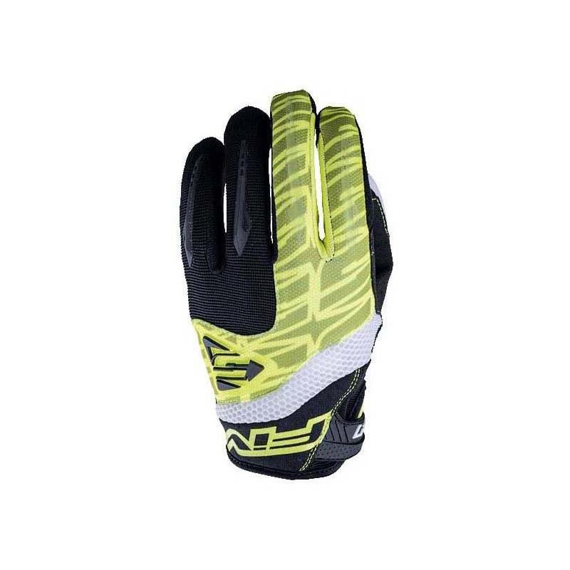 Gants cross Five MXF 2 jaune fluo- XS