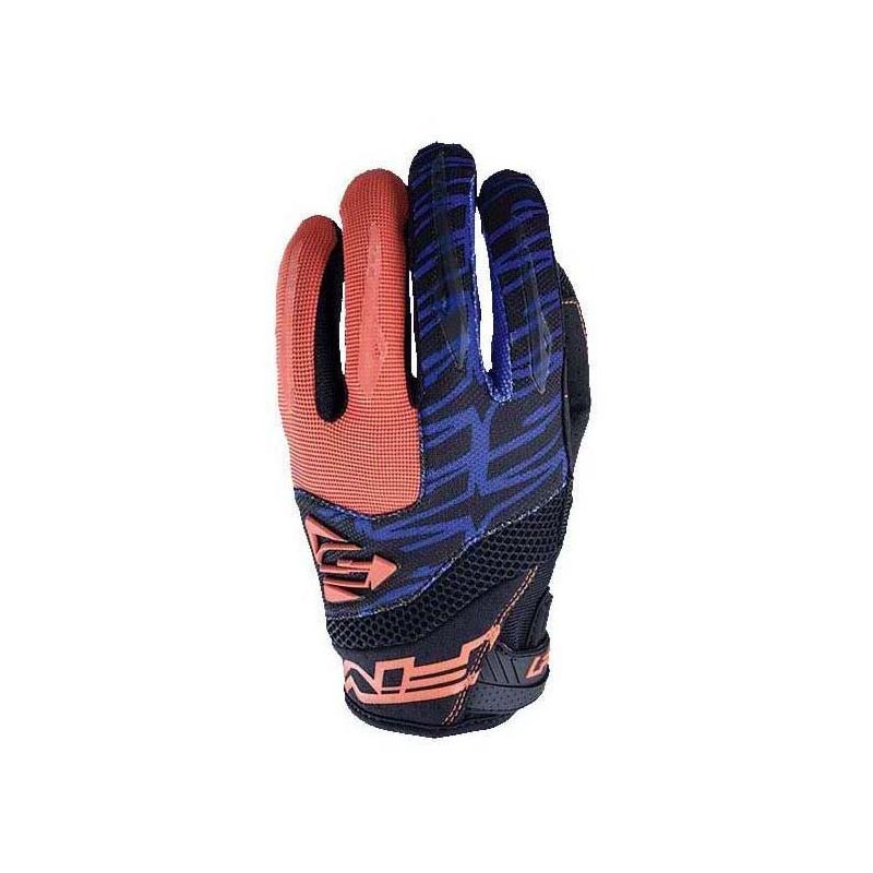 Gants cross Five MXF 2 orange fluo/bleu- XS