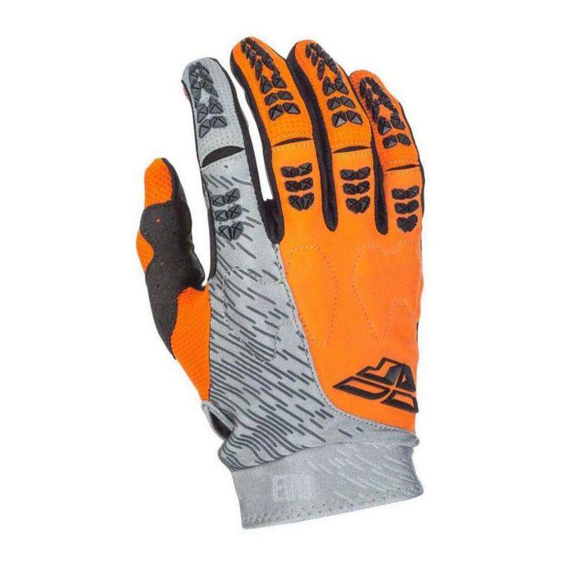 Gants cross Fly Racing Evo 2.0 orange/gris- 2XL-12