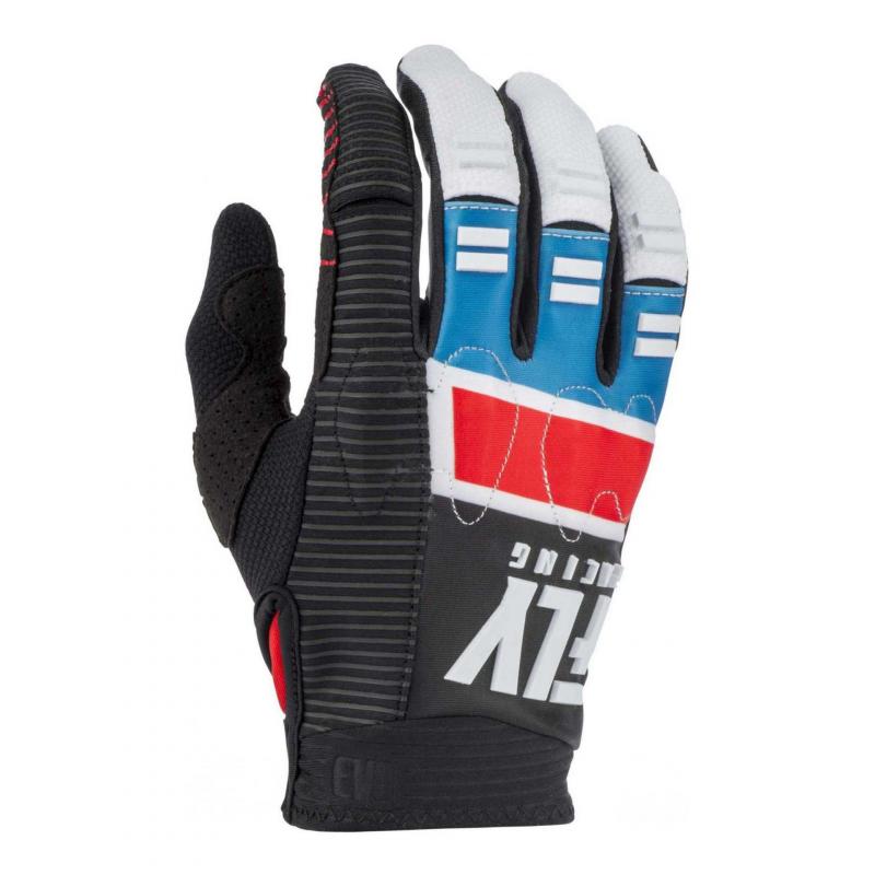 Gants cross Fly Racing Evo 2.0 rouge/bleu/noir- S-8