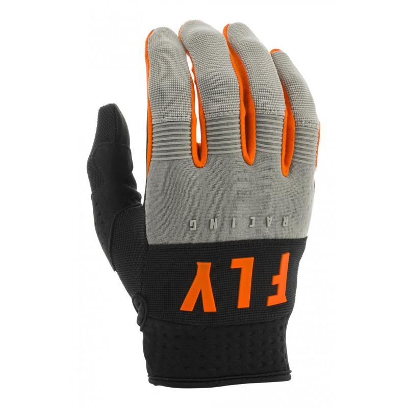 Gants cross Fly Racing F-16 gris/noir/orange- 2XL/12