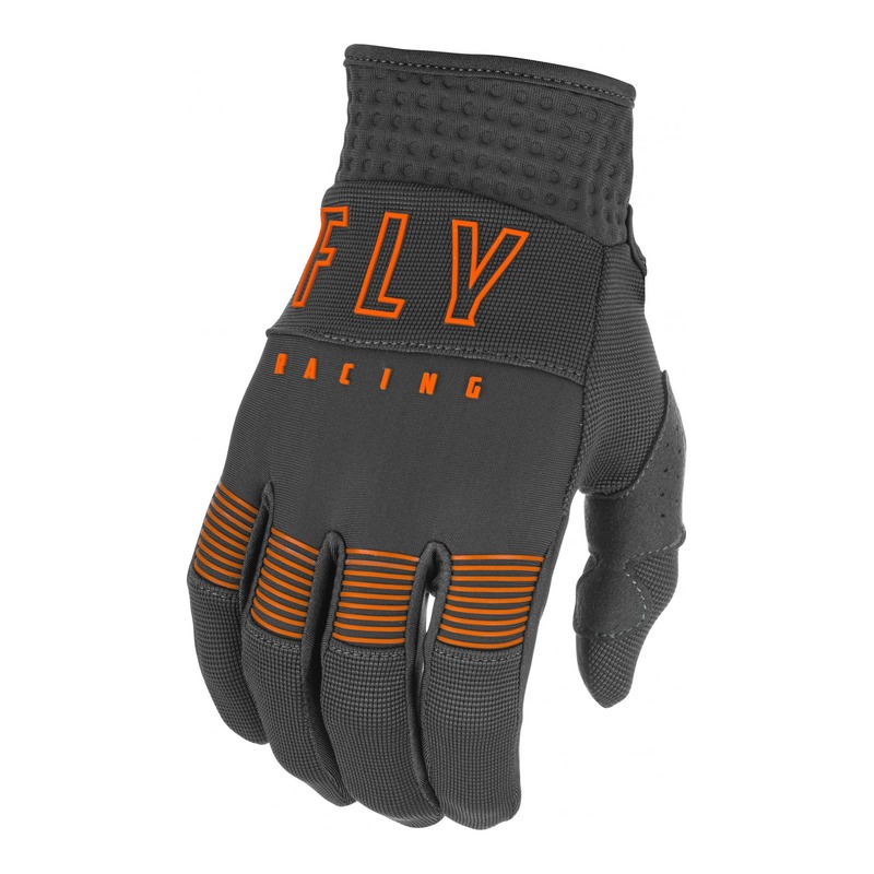 Gants cross Fly Racing F-16 gris/orange- XS/7