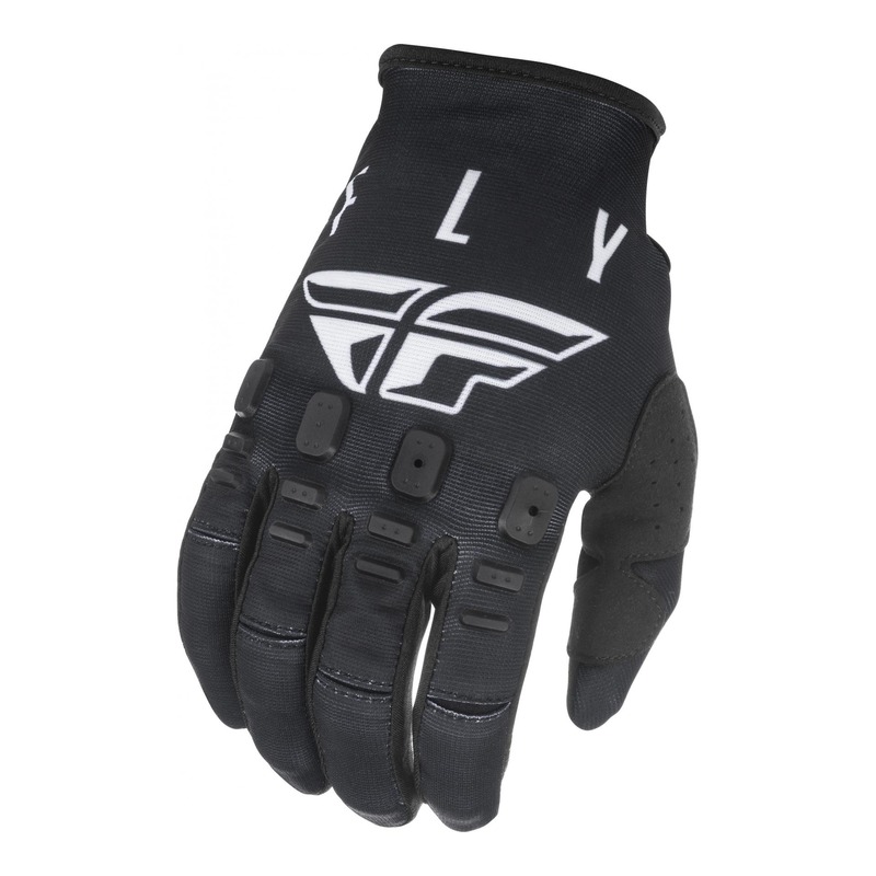 Gants cross Fly Racing Kinetic K121 noir/blanc- XS/7
