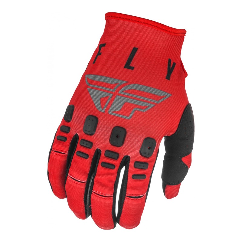 Gants cross Fly Racing Kinetic K121 rouge/gris/noir- XS/7