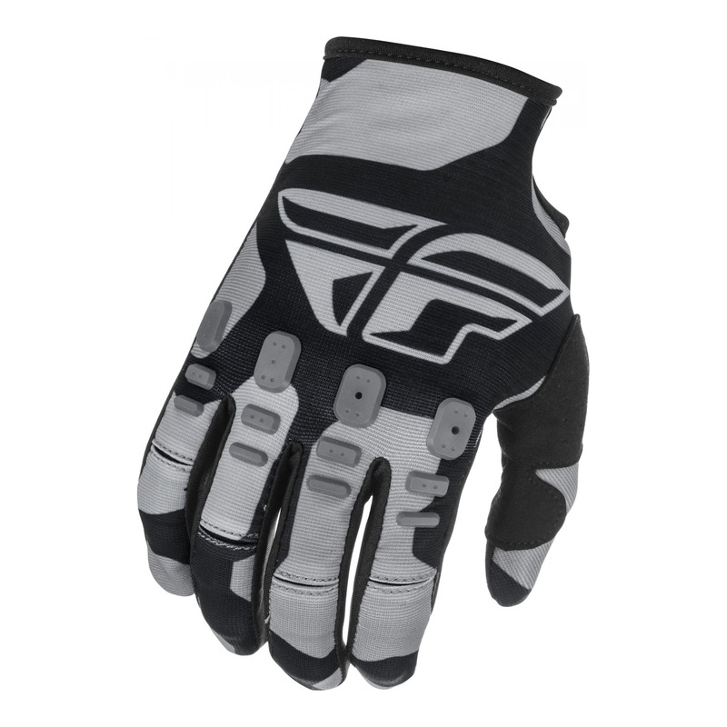 Gants cross Fly Racing Kinetic K221 noir/gris- XS/7