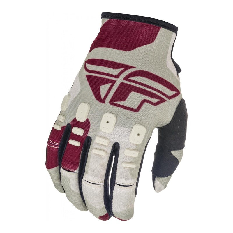 Gants cross Fly Racing Kinetic K221 stone/berry- XS/7