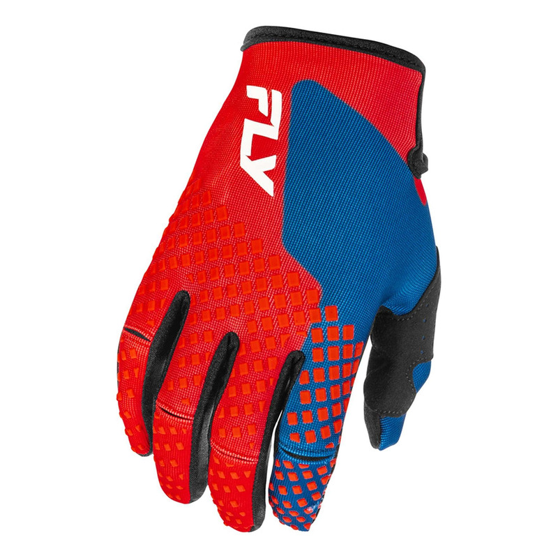 Gants cross Fly Racing Kinetic red/white/blue
