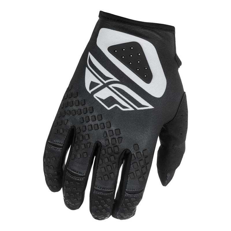 Gants cross Fly Racing Kinetic Sym noir/blanc