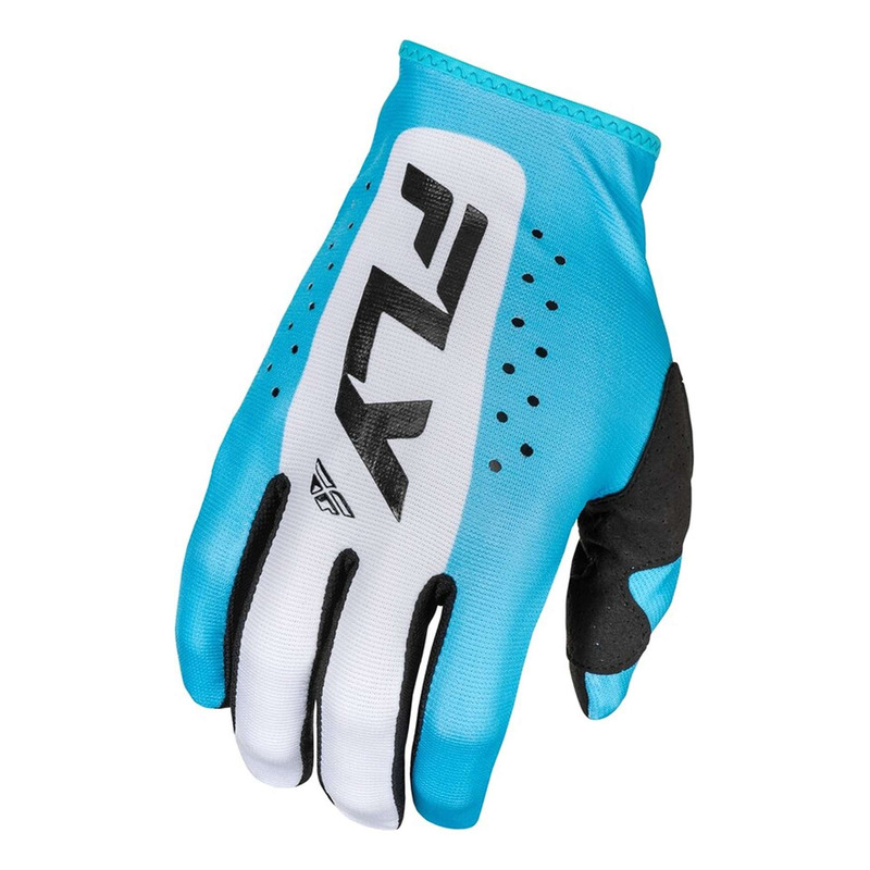 Gants cross Fly Racing Lite bleu/blanc/noir