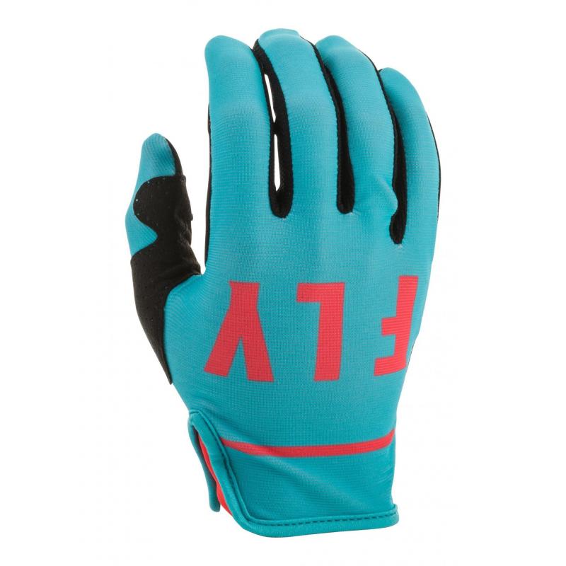 Gants cross Fly Racing Lite bleu/corail- 2XL/12