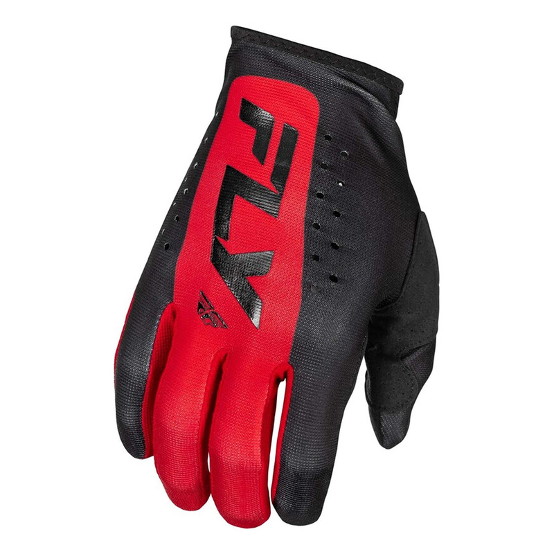 Gants cross Fly Racing Lite noir/rouge
