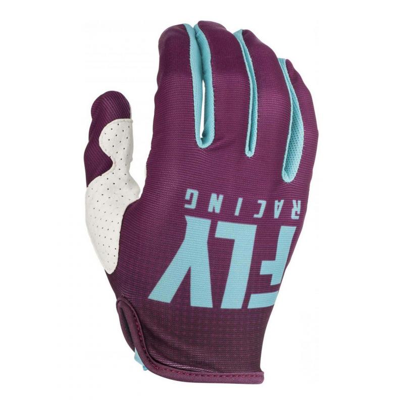 Gants cross Fly Racing Lite pourpre/bleu/blanc- XXL-12