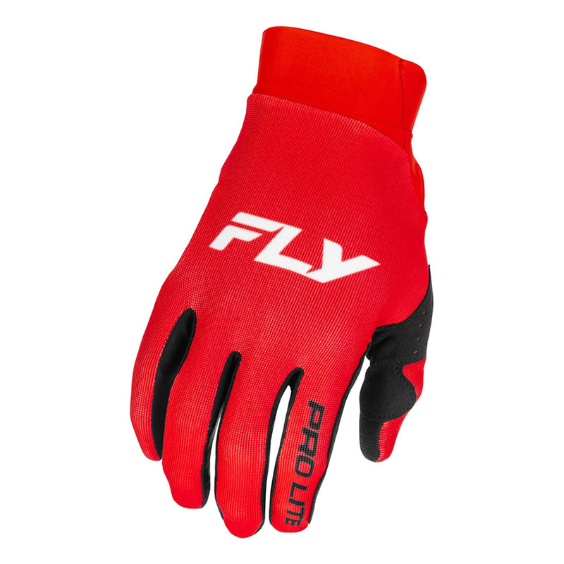 Gants cross Fly Racing Pro Lite red/white- XS