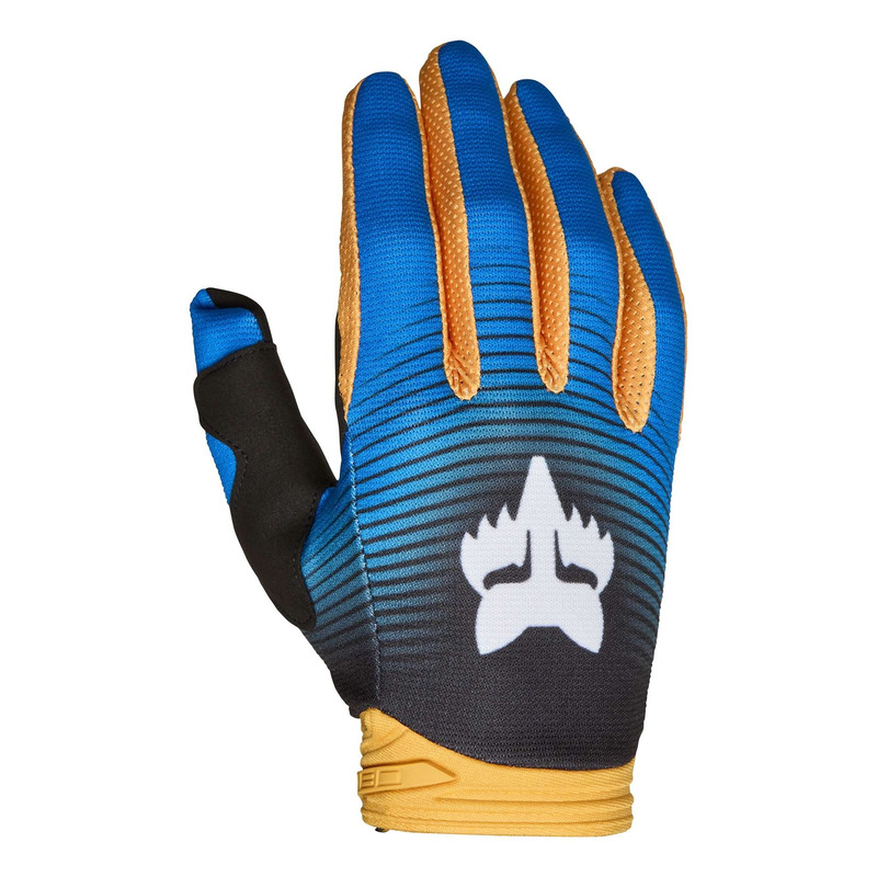 Gants cross Fox Racing 180 Collect blue