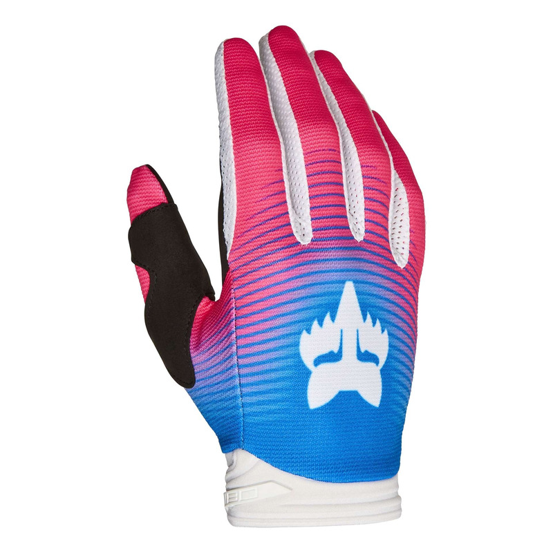 Gants cross Fox Racing 180 Collect blue/pink