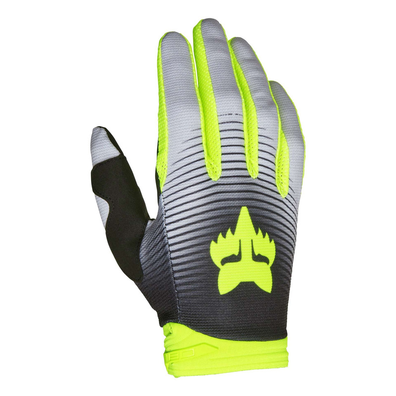 Gants cross Fox Racing 180 Collect grey/yellow