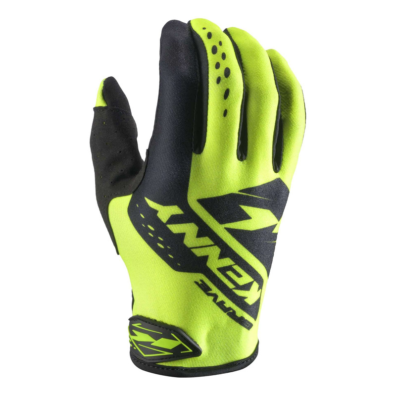 Gants cross Kenny Brave neon yellow