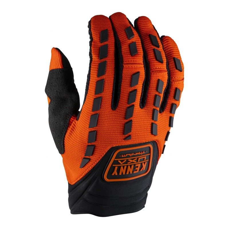 Gants cross Kenny Titanium orange 2022- 7