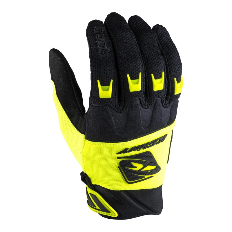 Gants cross Kenny Track noir/jaune fluo 2022- 7