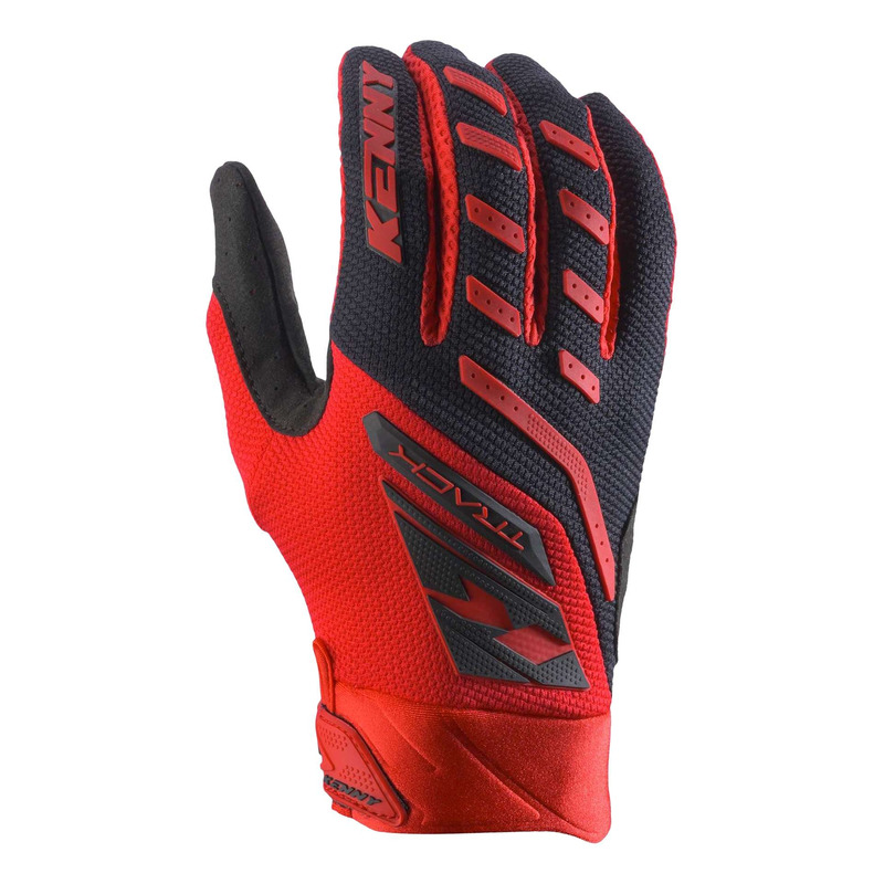 Gants cross Kenny Track red