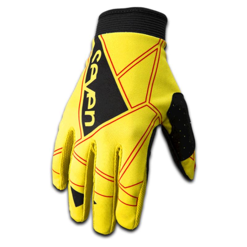 Gants cross Seven Zero jaune- M