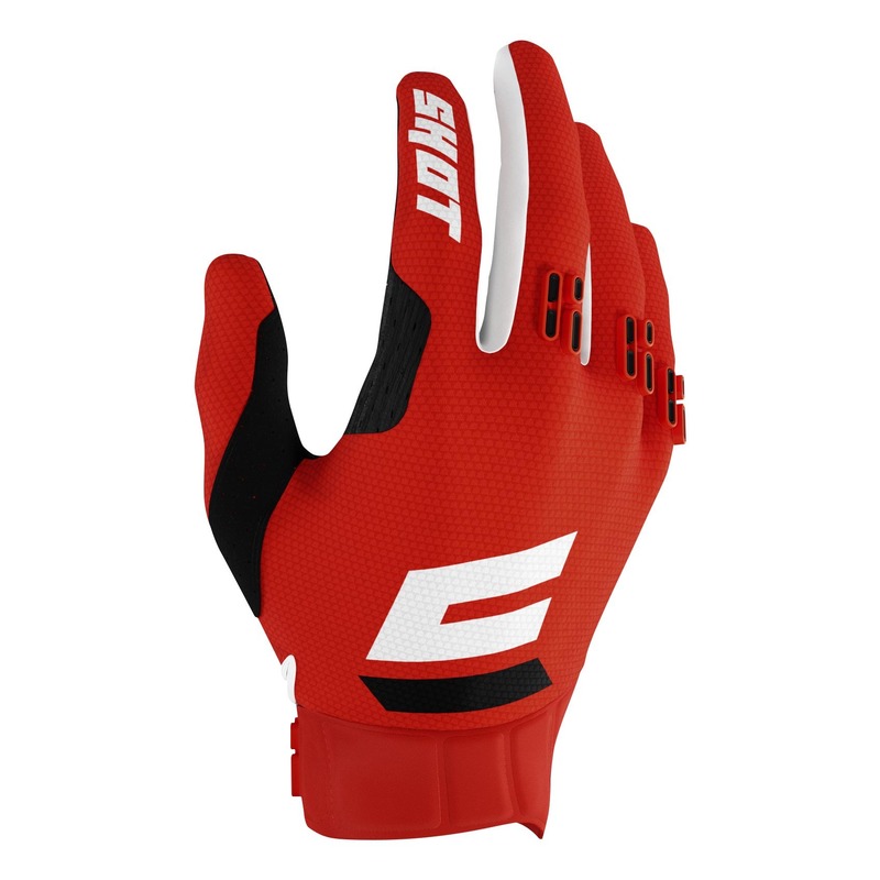 Gants cross Shot Aerolite Gradient rouge/blanc- 8