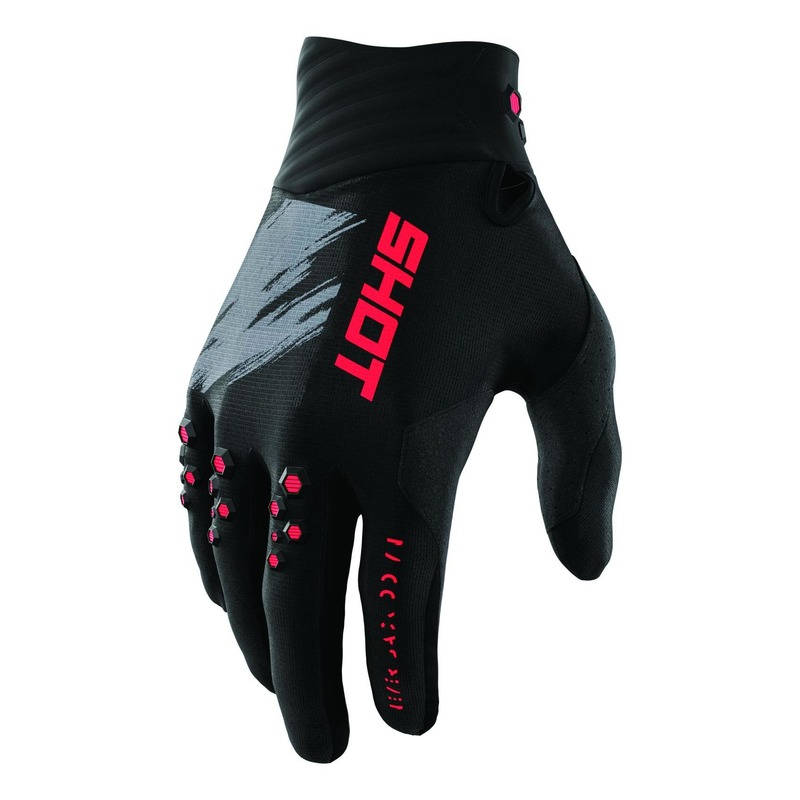 Gants cross Shot Contact Draw rouge- 8