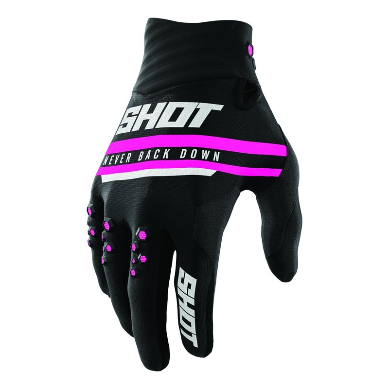 Gants cross Shot Contact Shining rose- 8