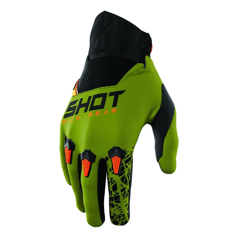 Gants cross Shot Devo Storm kaki - 8
