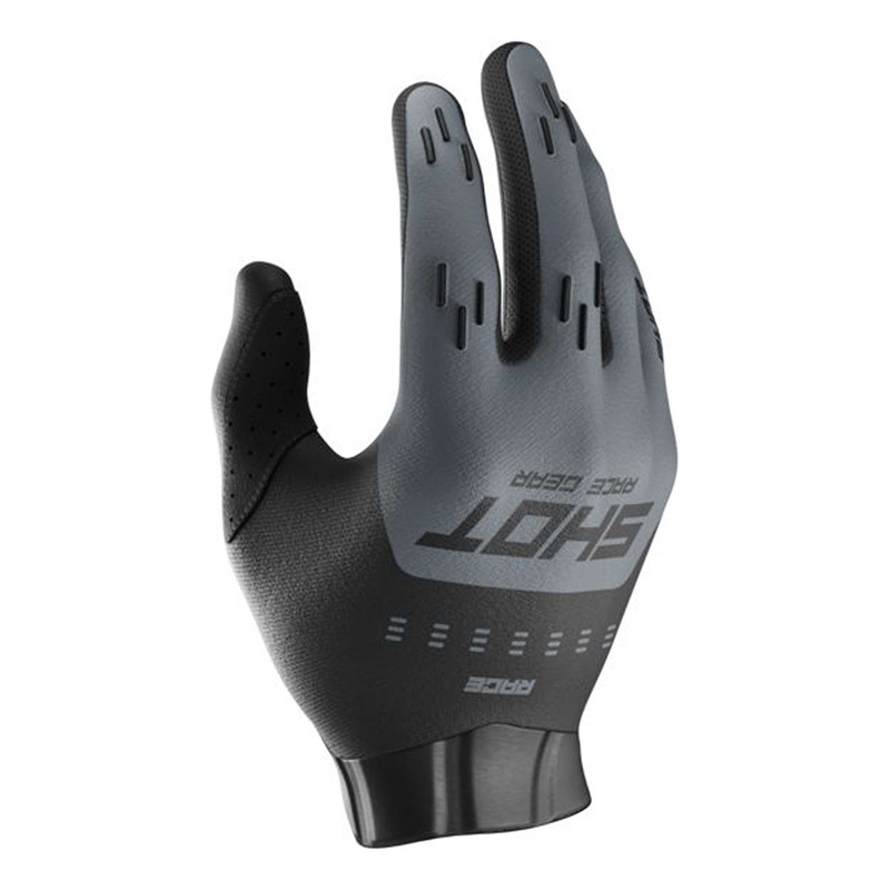 Gants cross Shot Race Evo black/grey- 8