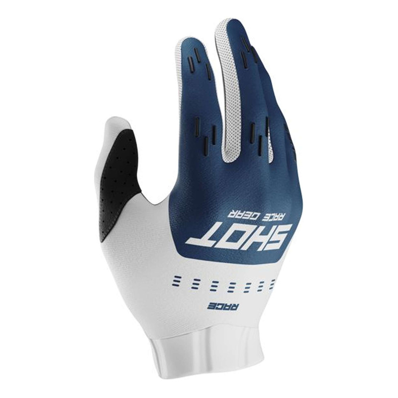 Gants cross Shot Race Evo petrol blue- 8