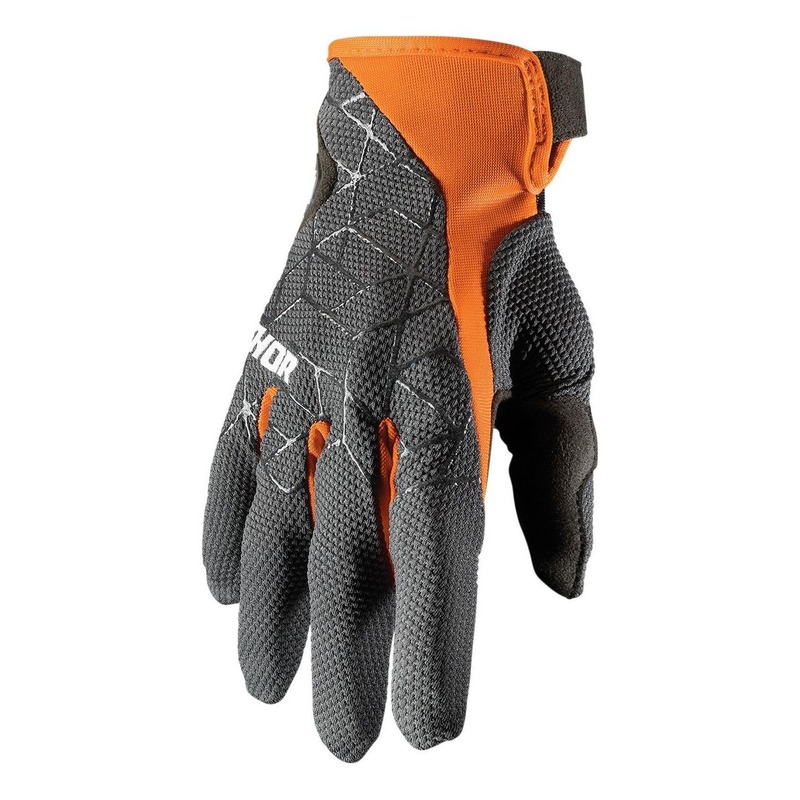 Gants cross Thor Draft charcoal/orange- XS