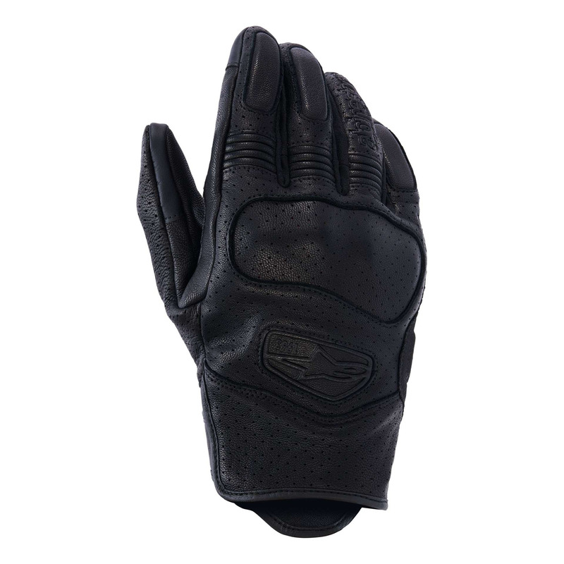 Gants cuir Alpinestars Mustang V3 black black