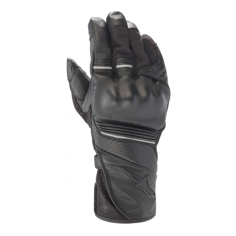 Gants cuir Alpinestars WR-1 V2 Gore-Tex noir- S