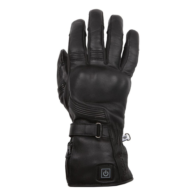 Gants cuir chauffants Helstons Titanium Heating Primaloft ® noir- T8